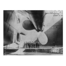 Launch of the Titanic Postcard