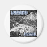 Launchpad and Hotel Fridge Magnet