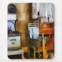 Laundry Drying in Kitchen Mouse Pad