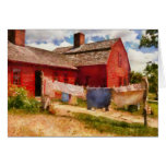 Laundry - The Clothes Line Greeting Cards