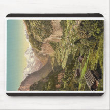 Lauterbrunnen Valley and Briethorn, from Wengen, B Mousemats
