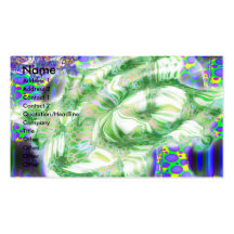 lava dreams nuclear abstract art business card template