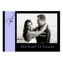 Lavendar Elegance Mini Save The Date Card Business Card Templates