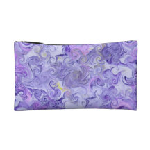 Lavendar Garden Bagettes Bag Makeup Bags