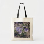 Lavender Chicory (Chichorium Intybus) flowers Tote Bag