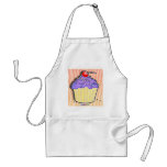 Lavender Grape Frosted CUPCAKE APRON