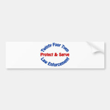 Law Enforcement Bumper Sticker