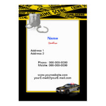 Law Enforcement Business Card
