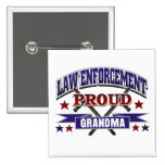 Law Enforcement Proud Grandma Pinback Button