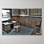 Law Man's Office - Molson Ghost Town Print