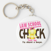 Law School Chick 3 Key Chain