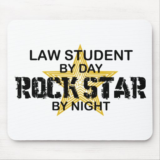 Law Student Rock Star Mouse Mats