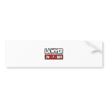Lawyer 24-7-365 bumper stickers