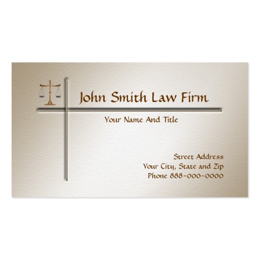 Lawyer Attorney Business Card