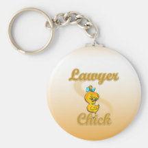 Lawyer Chick Keychain