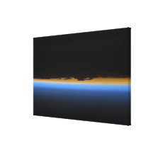 Layers of Earth's atmosphere Canvas Print