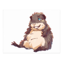 Lazy Guinea Pig Post Cards