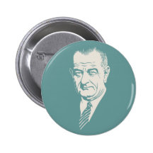 LBJ PINBACK BUTTON