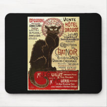 Le Chat Noir, Vente Hôtel Drouot Mouse Mats