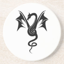 Le dragon noir - dessous de verres