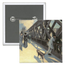 Le Pont de L'Europe, 1876 Button