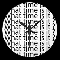 Le temps de l'horloge wall clocks