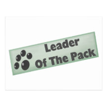 Leader Of The Pack Post Card