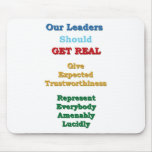 Leaders GET REAL Mousepad