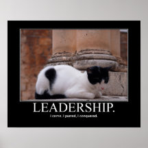 Leadership Cat Artwork Print