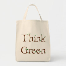 Leafy Think Green Bag