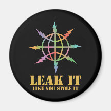 Leak It Like You Stole It Refrigerator Magnet
