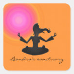 Leandra's sanctuary square stickers