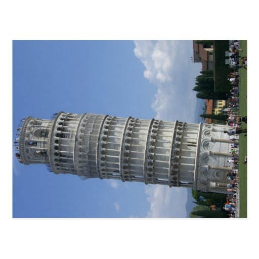 Leaning Tower of Pisa Postcard