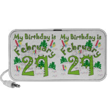 Leap Year Birthday iPod Speakers