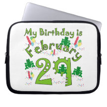 Leap Year Birthday Computer Sleeve