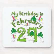 Leap Year Birthday Mousepad