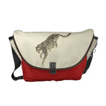 Leaping Cheetah Commuter Bag