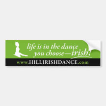 Leaping Dancer Bumper Stickers