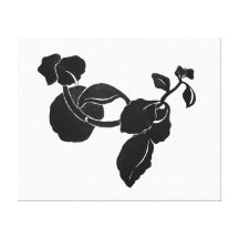 Leaves Wrapped Canvas Canvas Prints