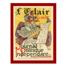 L'Eclair Journal Politique Independent Post Cards