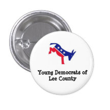 Lee County Young Democrats Pinback Buttons