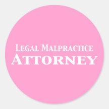 Legal Malpractice Attorney Gifts Stickers