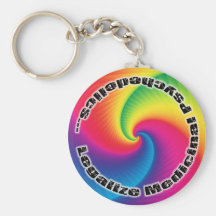 Legalise Medicinal Psychedelics Keychain