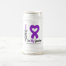 Leiomyosarcoma I Wear Purple Ribbon For My Grandma Mug