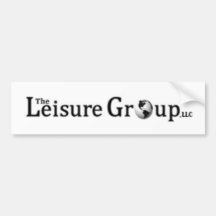 Leisure Group Products Bumper Stickers