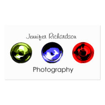Lense In Photography Business Card Template