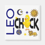 Leo Chick 1 Fridge Magnet