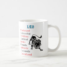 Leo Horoscope Zodiac Sign Coffee Mugs