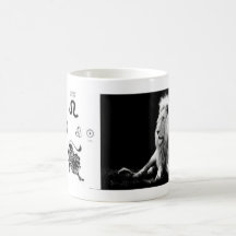 Leo zodiac office mug