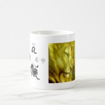 Leo zodiac office mug